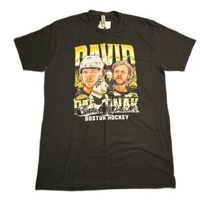 Men’s David Pastrnak T-Shirt - Size L - NWT